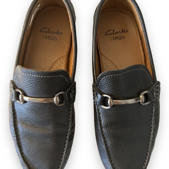 Clarks Black Loafers Size 8 GUC - Picture 2 of 6